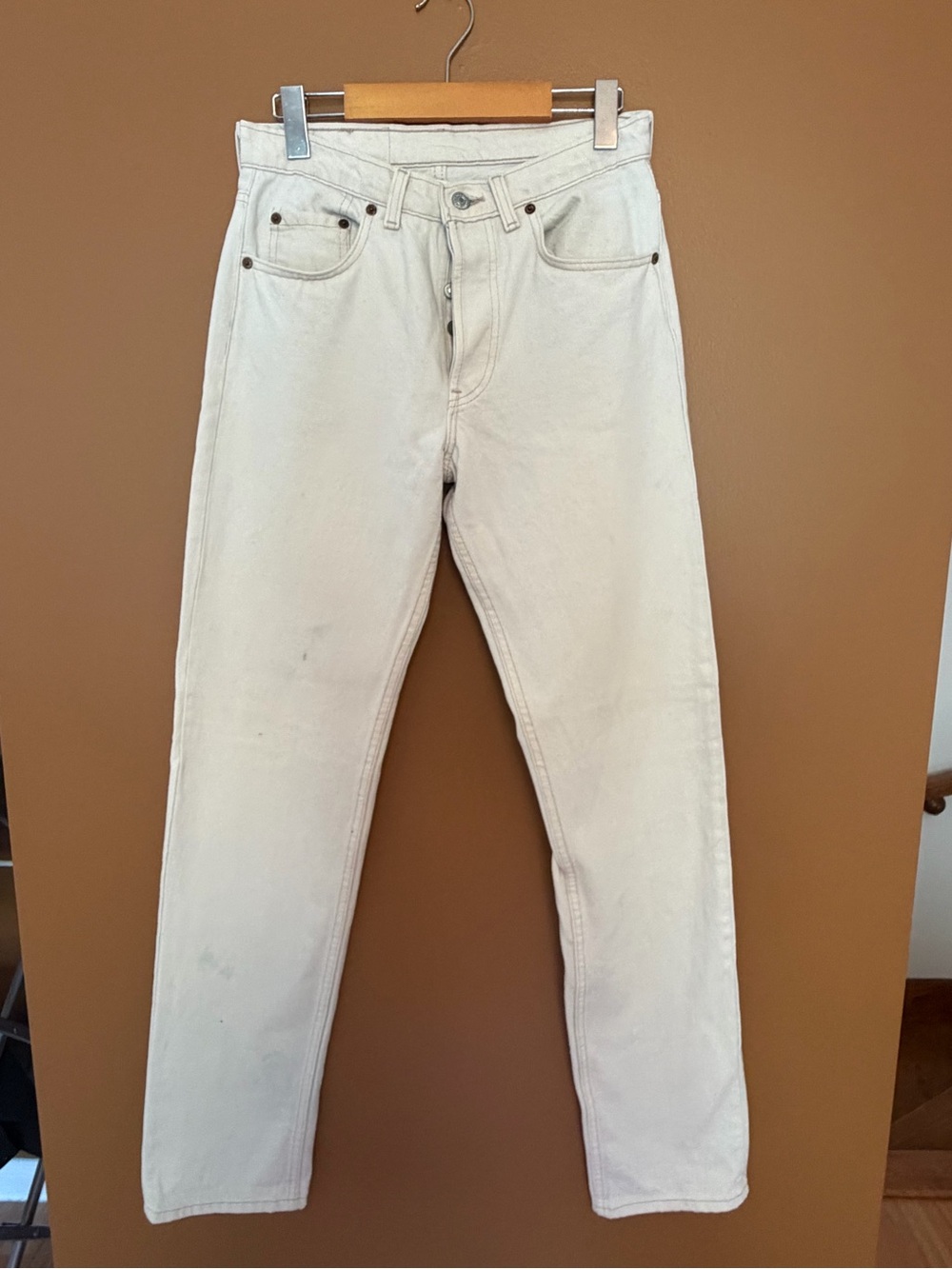Vintage cream Levi’s 501 WomenJeans